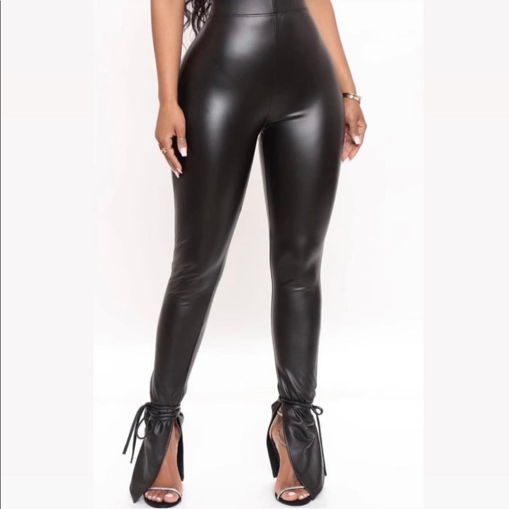 Faux Leather Pants